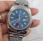 (EW) Clone Swiss 3255 Replica Rolex Datejust Ii Blue Face 41mm Jubilee Band Watch